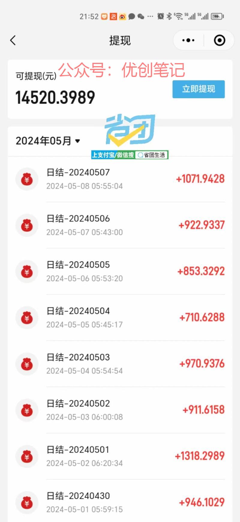 刷朋友圈看见有人在推省团。模式..情报-搞钱线报📢论坛-网创交流-优创圈